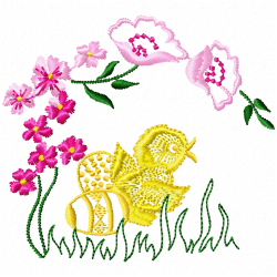 Flowers Embroidery Design 11 Flowers Embroidery Design 11